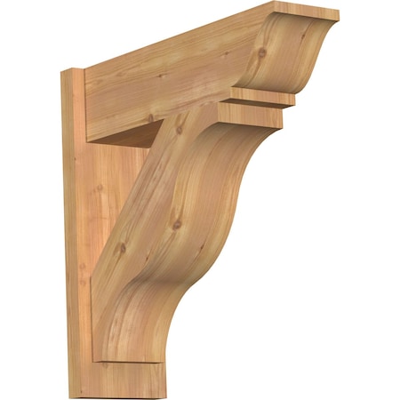 Ekena Millwork Funston Smooth Traditional Outlooker, Western Red Cedar, 7 1/2"W x 24"D x 24"H OUT08X24X24FST01SWR